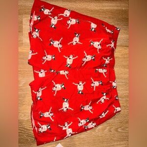 J. Crew Red Santa Print Boxer Briefs